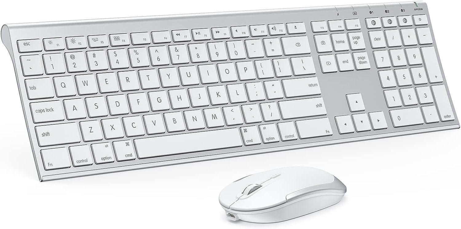 Bluetooth Keyboard Mouse for Mac OS, Ultra Slim
