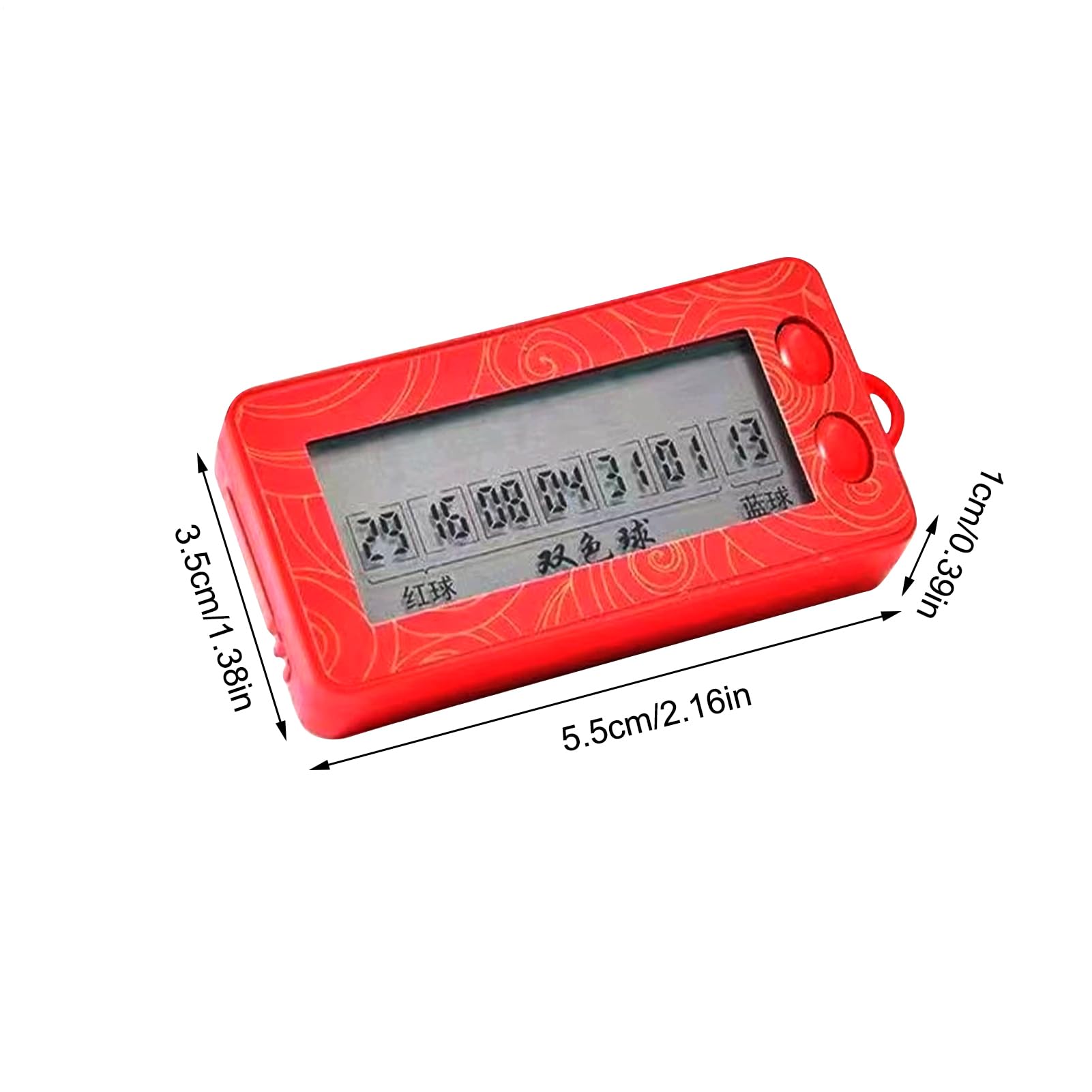 Générique Lottery Machine – ABS 5.5x3.5x1cm | Number Selector | Number Picker Compact Manual Random Number1 Generator for Games Raffles Classroom Activities and Party Entertainment