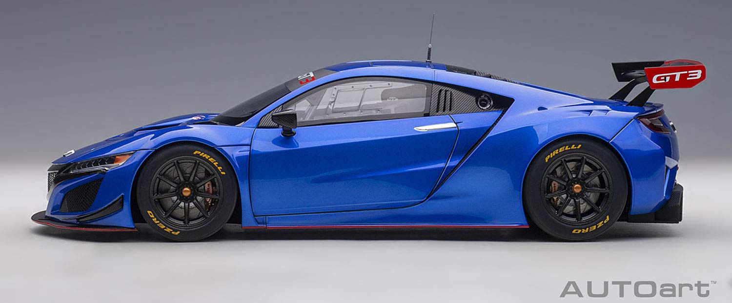 Amazon.co.jp: AUTOart 1/18 ホンダ NSX GT3 2018 ハイパー・ブルー