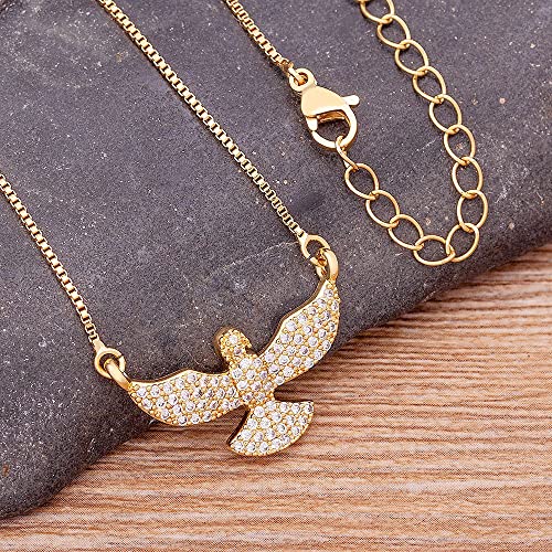 Collier Aigle Volant au design raffiné de pendentif oiseau LAMGUL - 3