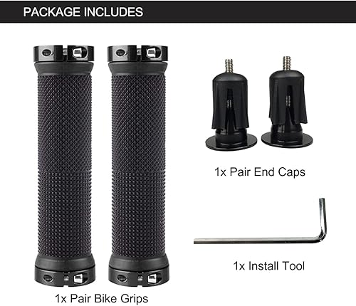 Miniatura 5 de PLATT Agarres de manillar de bicicleta, agarres de goma coloridos para bicicleta BMXMTB