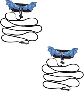 POPETPOP 2 Conjuntos De Coleira De Lagarto Anfíbio Corda De Tração De Réptil Arnês De Réptil Cinta De Arnês De Lagarto Corda De Lagarto Resistente Corda De Tração Lagarto Corda De