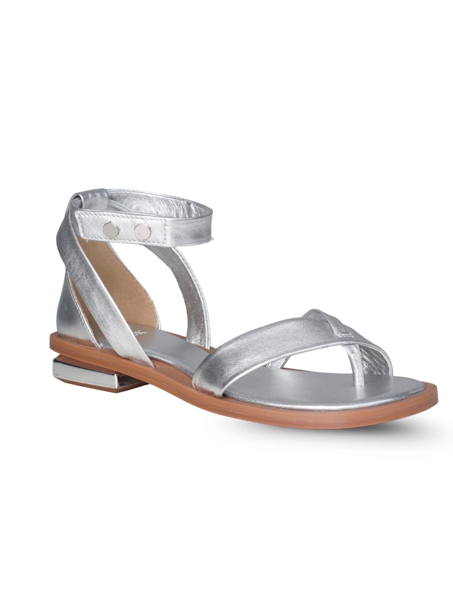 W_1002 Women's Casual Genuine Leather Casual Flats Sandals – Stylish Cushioned Open-Toe Flats | Comfortable, Durable & Trendy Everyday Wear