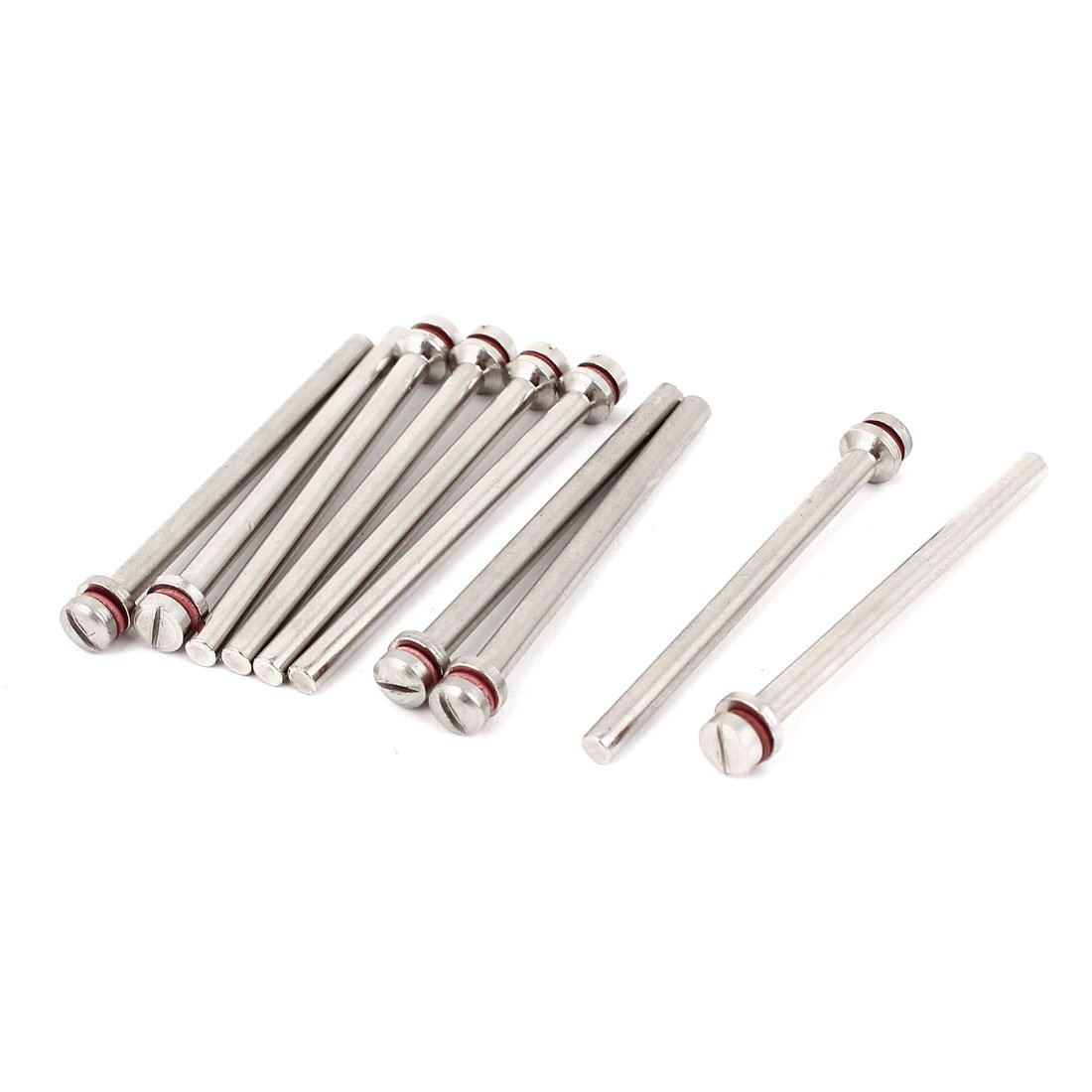 Aexit 10 Pcs Abrasives 3mm drill hole Diameter Mandrel for Diamond Rotary Grinding Wheel Disc Model:68as577qo292