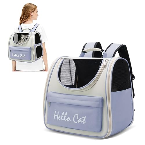 PETCUTE Aerolínea Aprobada Mochila para Perros,Transpirable Mochila para Mascota con Correa de Seguridad…