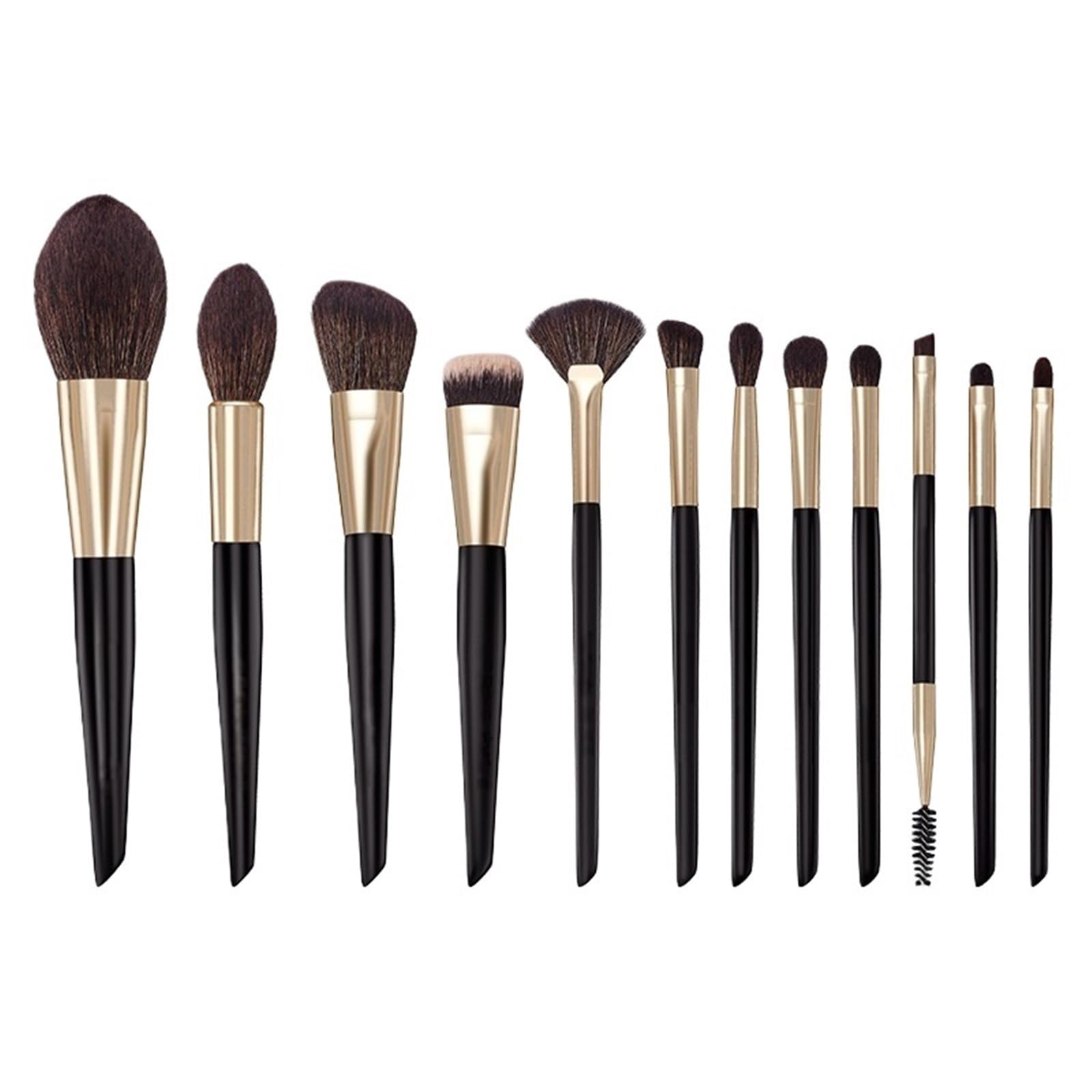 make up pinsel set 12 Make-up-Pinsel-Sets | Loser Puderpinsel, Rougepinsel, Lidschattenpinsel, Beauty-Tool-Make-up-Pinsel, komplettes Set(Black 12 sticks)