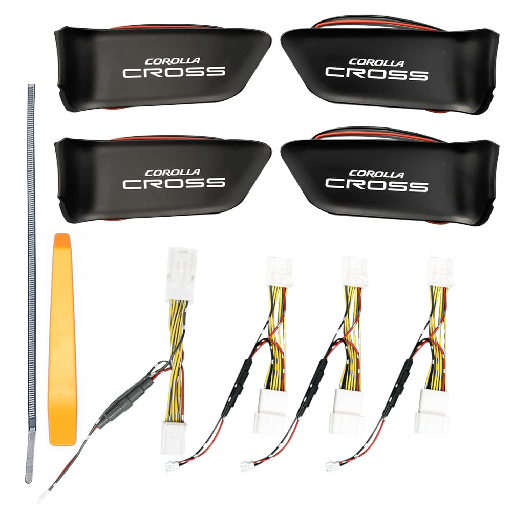COROLLA CROSS インナーハンドル、LEDイルミネーションライト9色