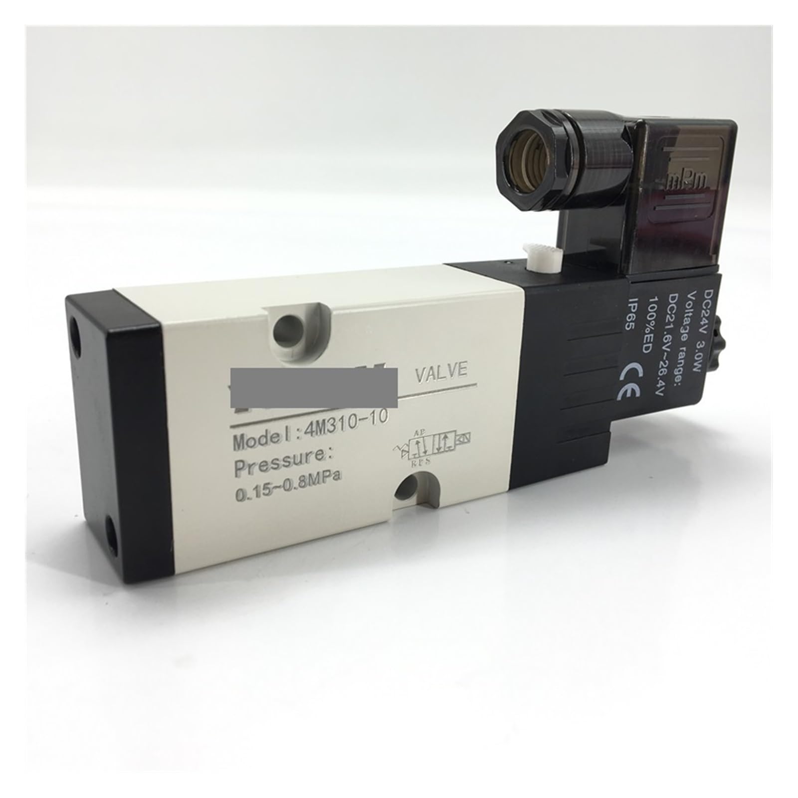 Électrovanne 4M310-10 DC24V en alliage haute précision pour système pneumatique stable