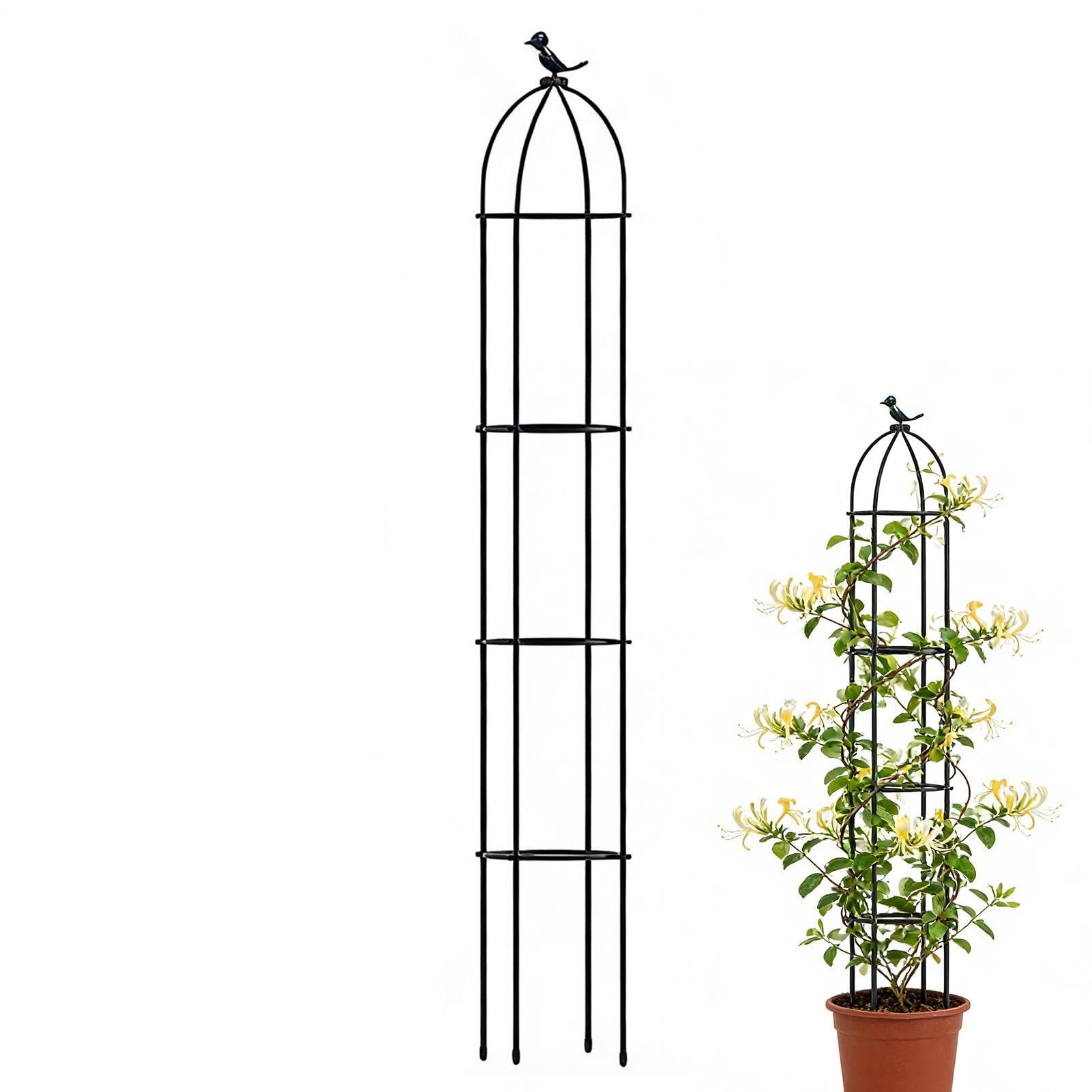 Trellis for Potted Plants - Rustproof Decorative Frame Support | Monstera Plant Support Climbing Trellis for Rose Clematis Jasmine Cucumber Grape | Garden Trelliss - Indoor Outdoor Patio Backyard