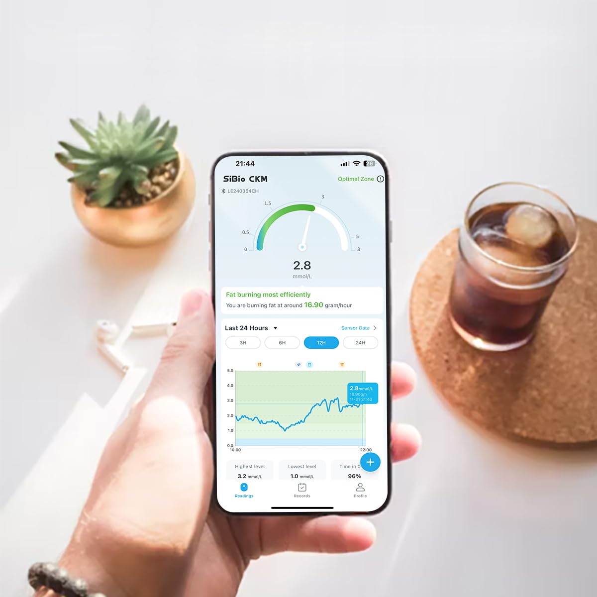 SiBio KS1 Continuous Ketone Monitoring