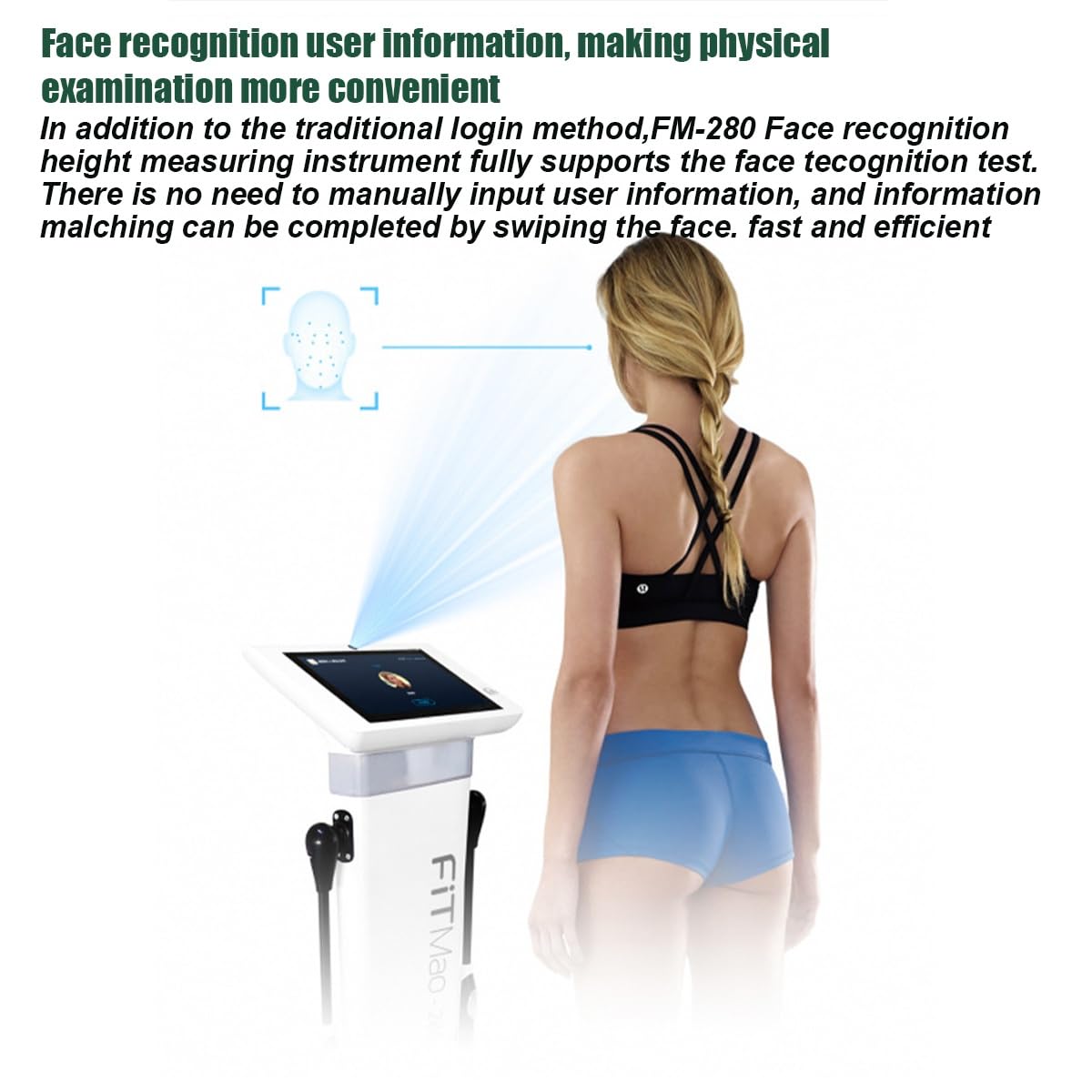 Máquina de análisis de bioimpedancia táctil HD de 10,1 pulgadas, analizador inteligente de composición corporal, análisis de medición, máquina de prueba de grasa, analizador humano, escáner corporal i
