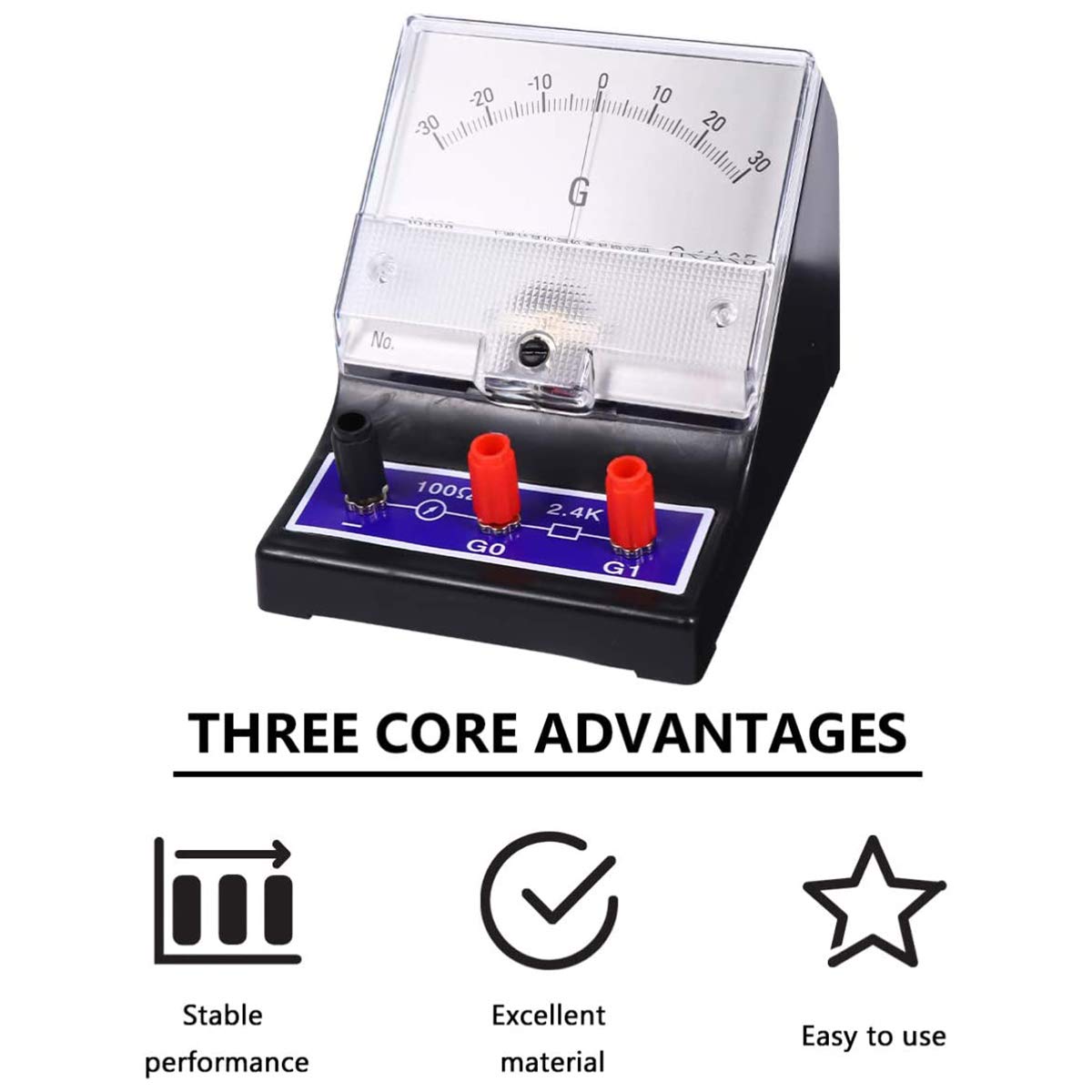 Analoger Amperemeter Typ Elektrischer Tester Empfindliches Amperemeter Mikroammeter Galvanometer