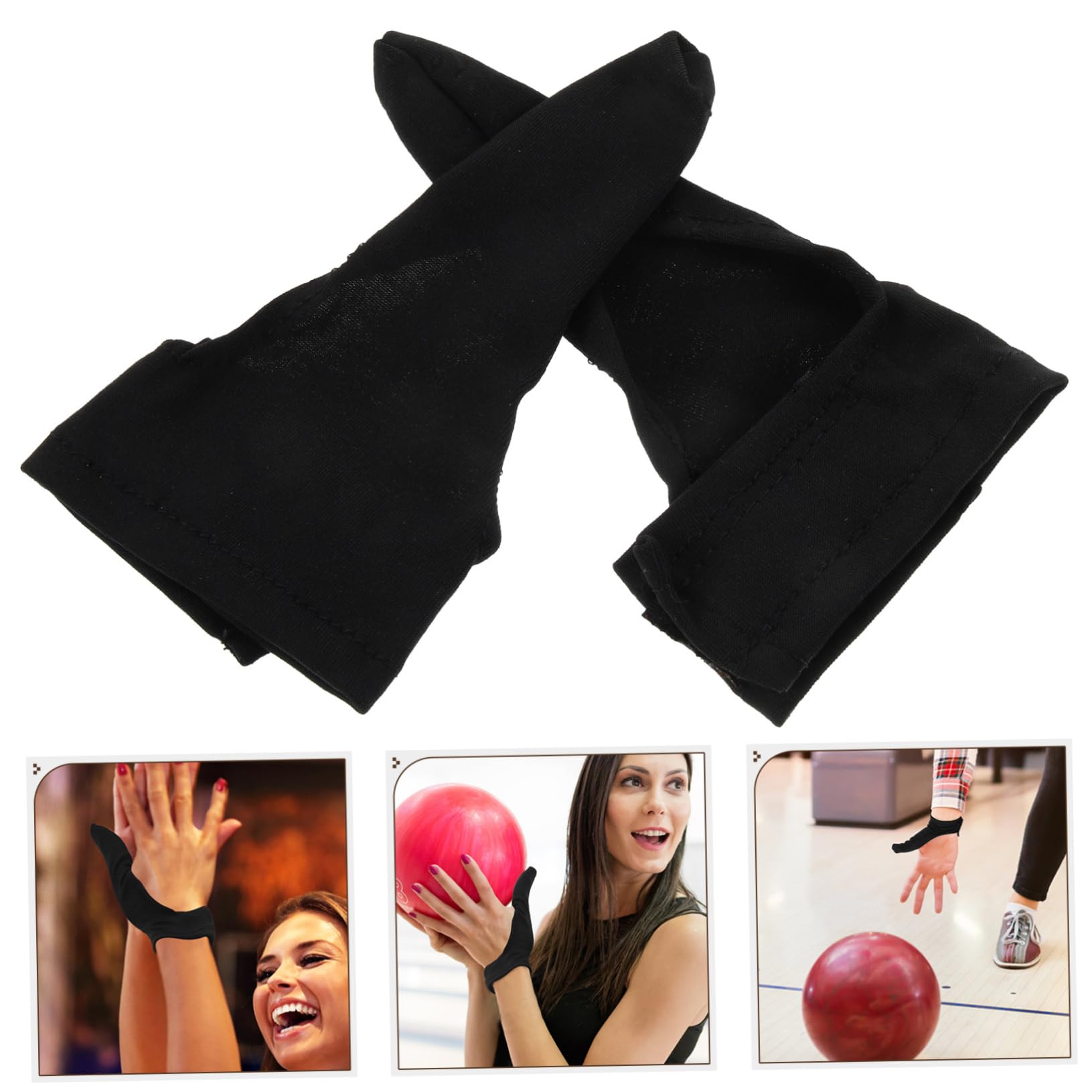 Kisangel Bowling Brace Right Hand Bowling Accessories Finger Guard Thumb Socks Lightweight Gloves