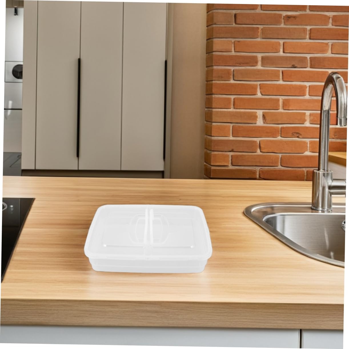 2pcs Pizza Dough Proofing Trays Lid Handle Stackable Bread Proofing Containers for Pizza Bread Making