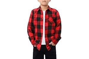 Blue Apple Co. Boys Casual Button Down Plaid Shirt For 7-15