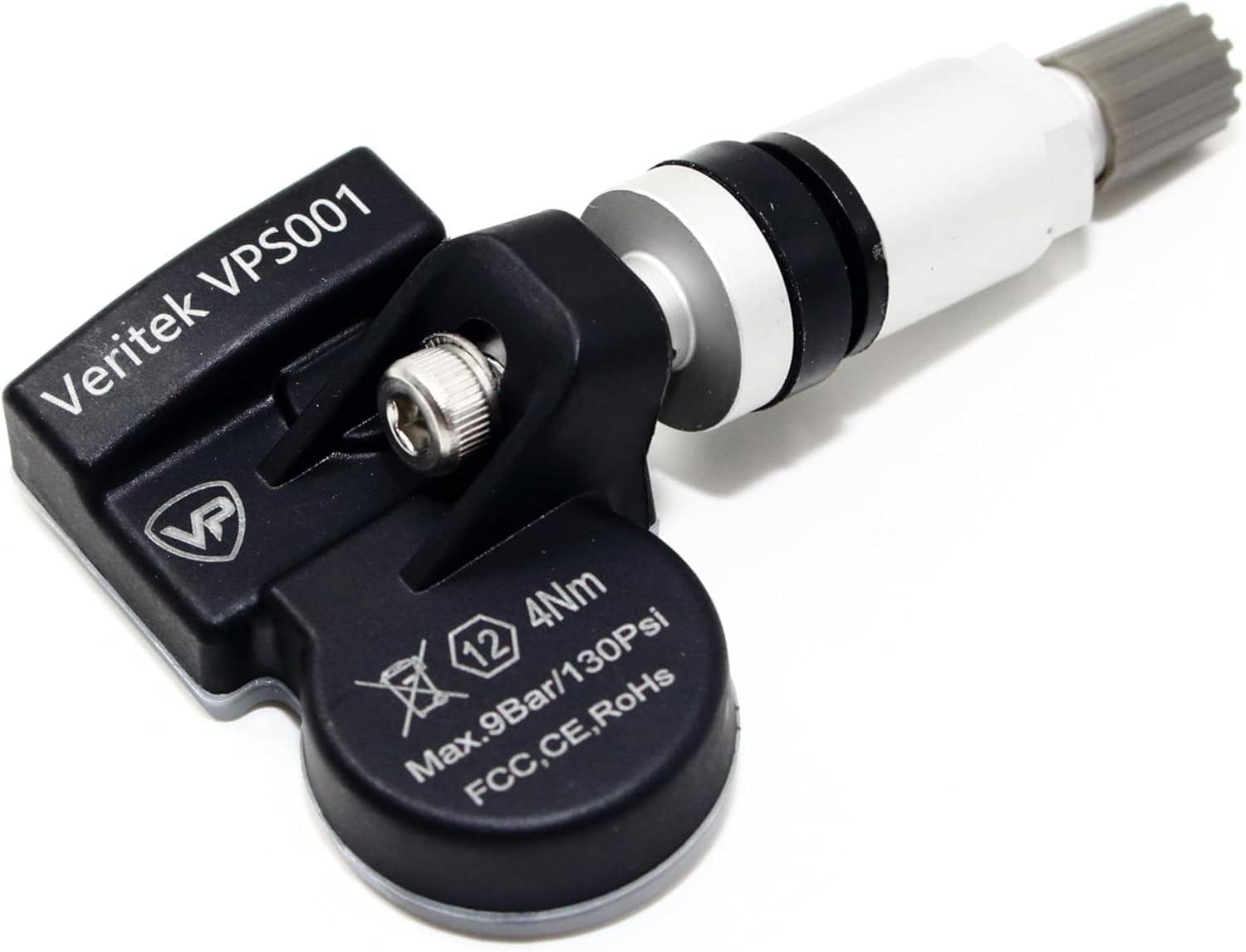 Veritek Performance Set of 4 MXSA001 TPMS 433mhz Tire Pressure Monitor Sensors for BMW Mini Replaces 36106874830 36106798872 36106890964 w/Silver Aluminum Valve Stems Aftermarket Replacement