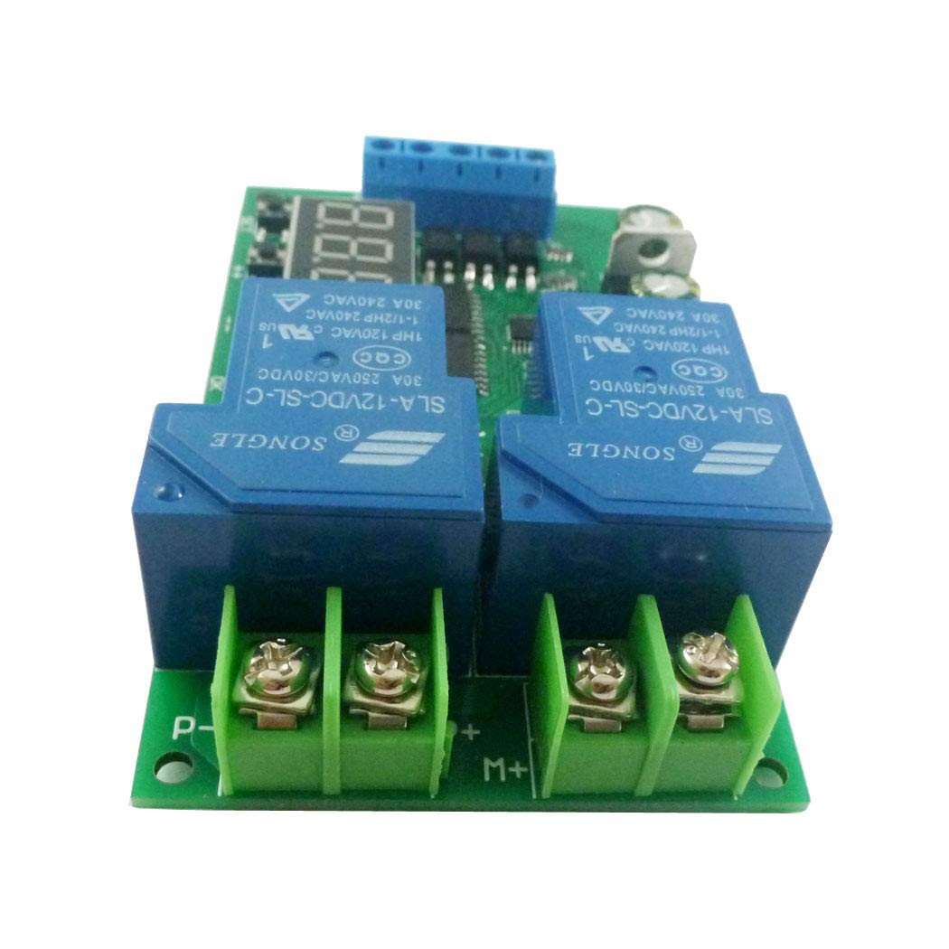 12V 30A Multifunction DC/AC Motor Controller Relay Board Forward Reverse Control Automatic Delay Cycle Start Stop Switch (4)