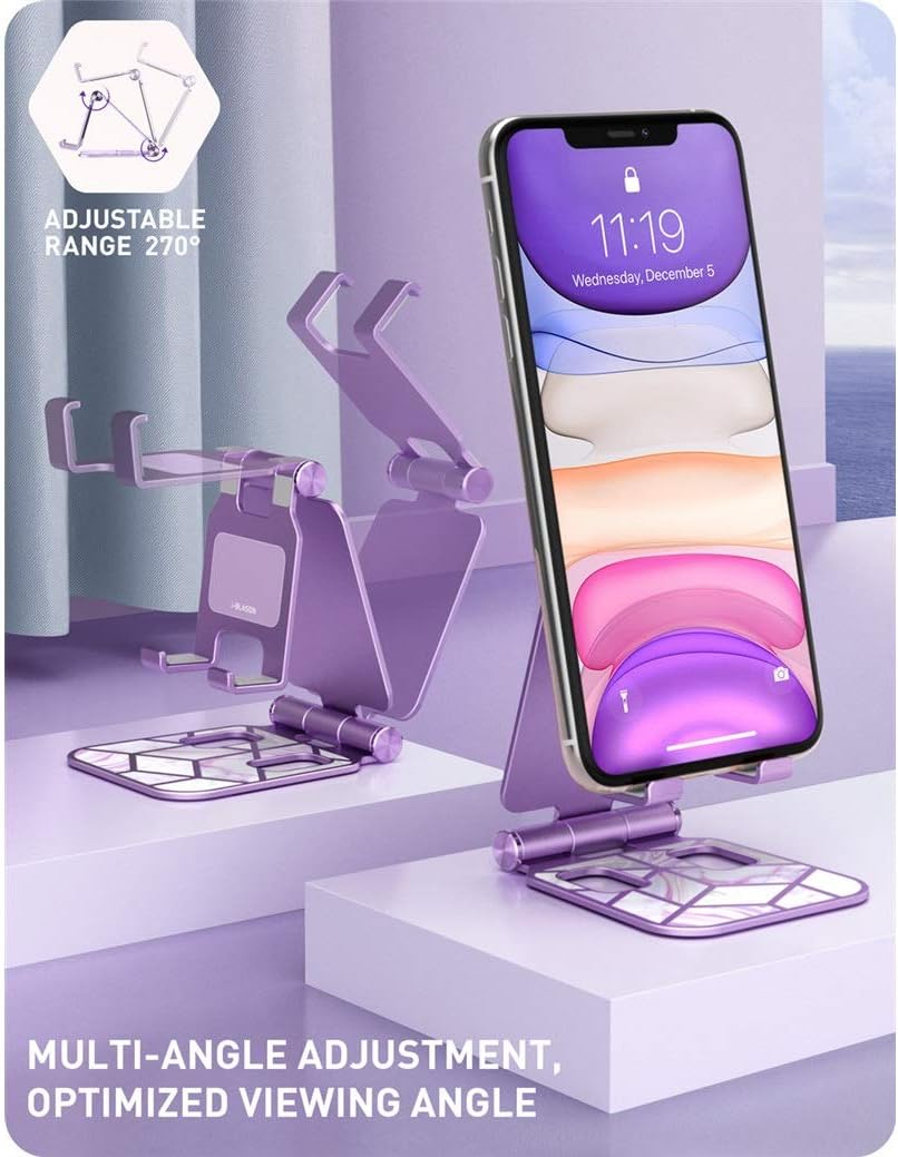 Adjustable Cell Phone Stand Holder Dock Multi Angle Compatible with Smart