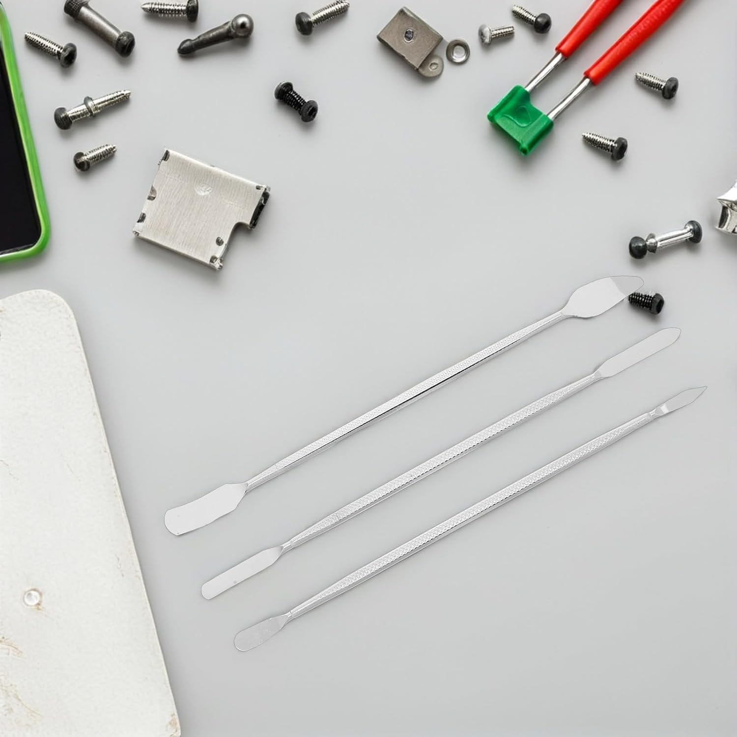 Mobile Screen Repair Tool Spudger Pry Opening Tool for Electronic Devices and Tablets, Stainless Steel with Precision Design for Safe Operation