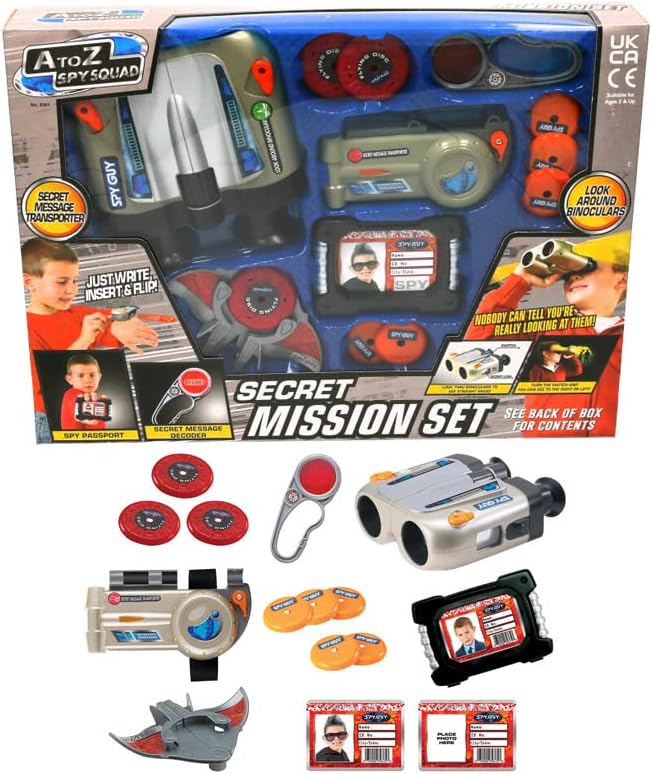 Secret Agent Spy Set Kids Toy Secret Mission Learn to Be A Spy