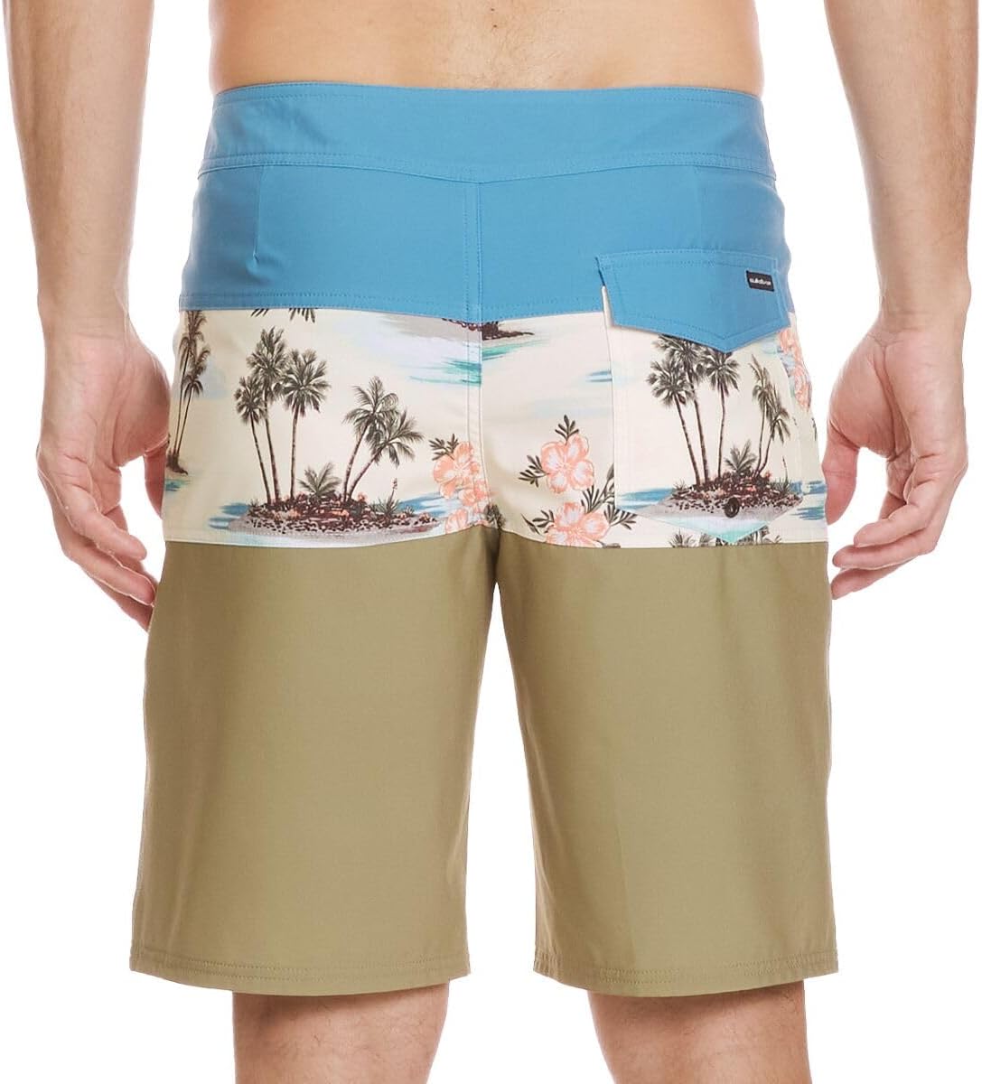 Quiksilver - Mens Surfsilk Panel 20 Boardshort, Color Niagara, Size: 38