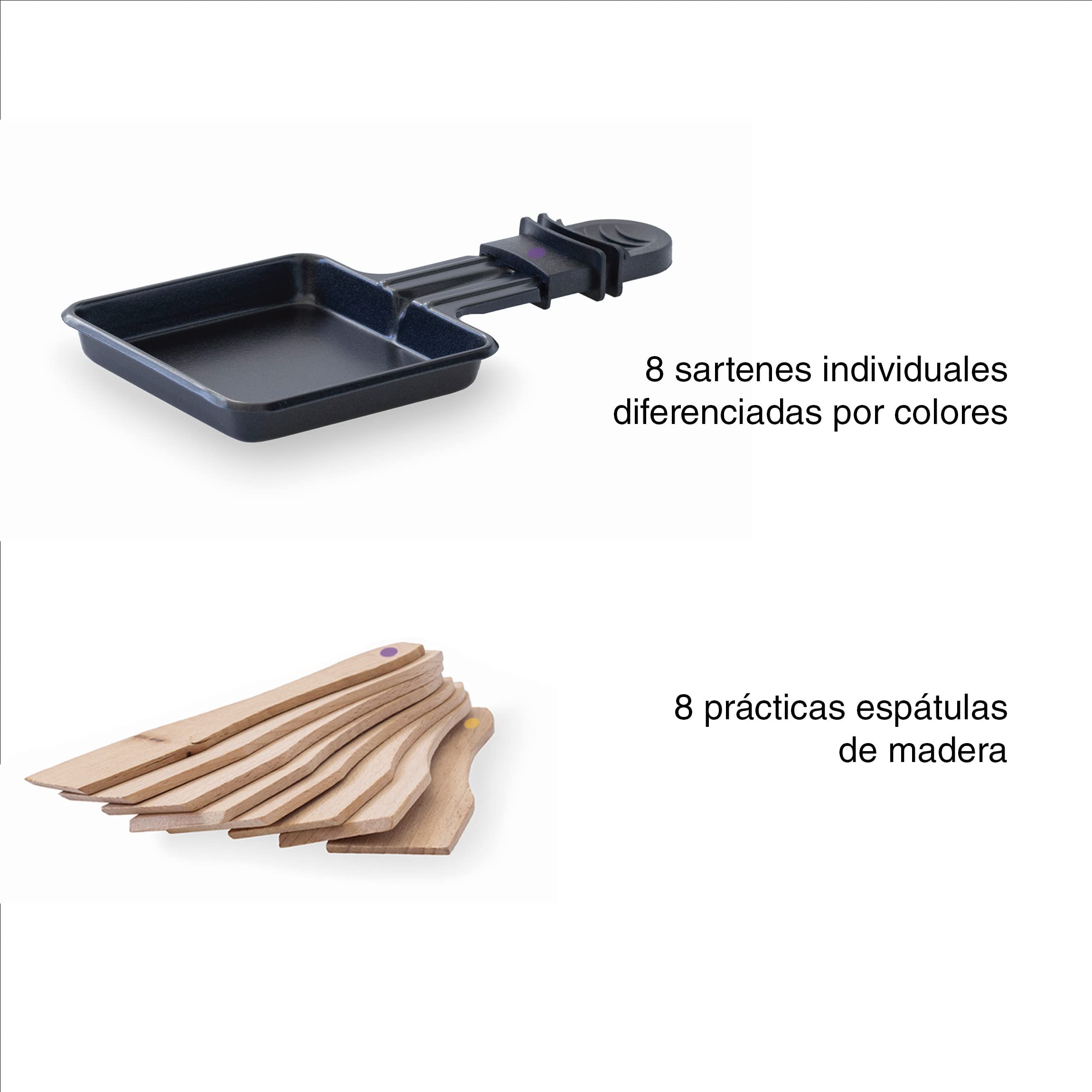 Lacor 69348 - Plancha Grill Cocina, Raclette Grill, Antiadherente