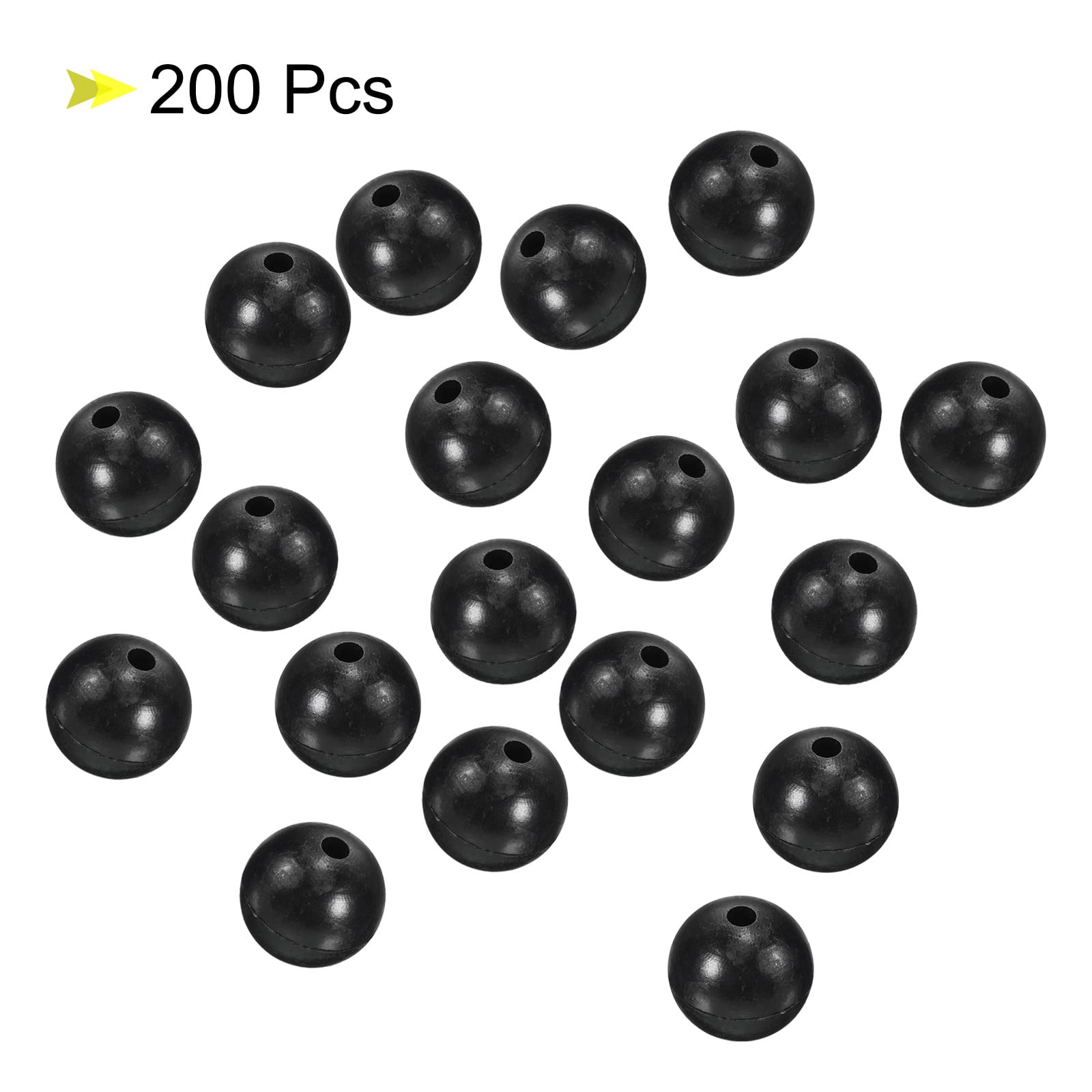100 Perles De Pêche Lumineuses PATIKIL – En Caoutchouc Souple, Pour Leurre, Eau Douce Et Salée