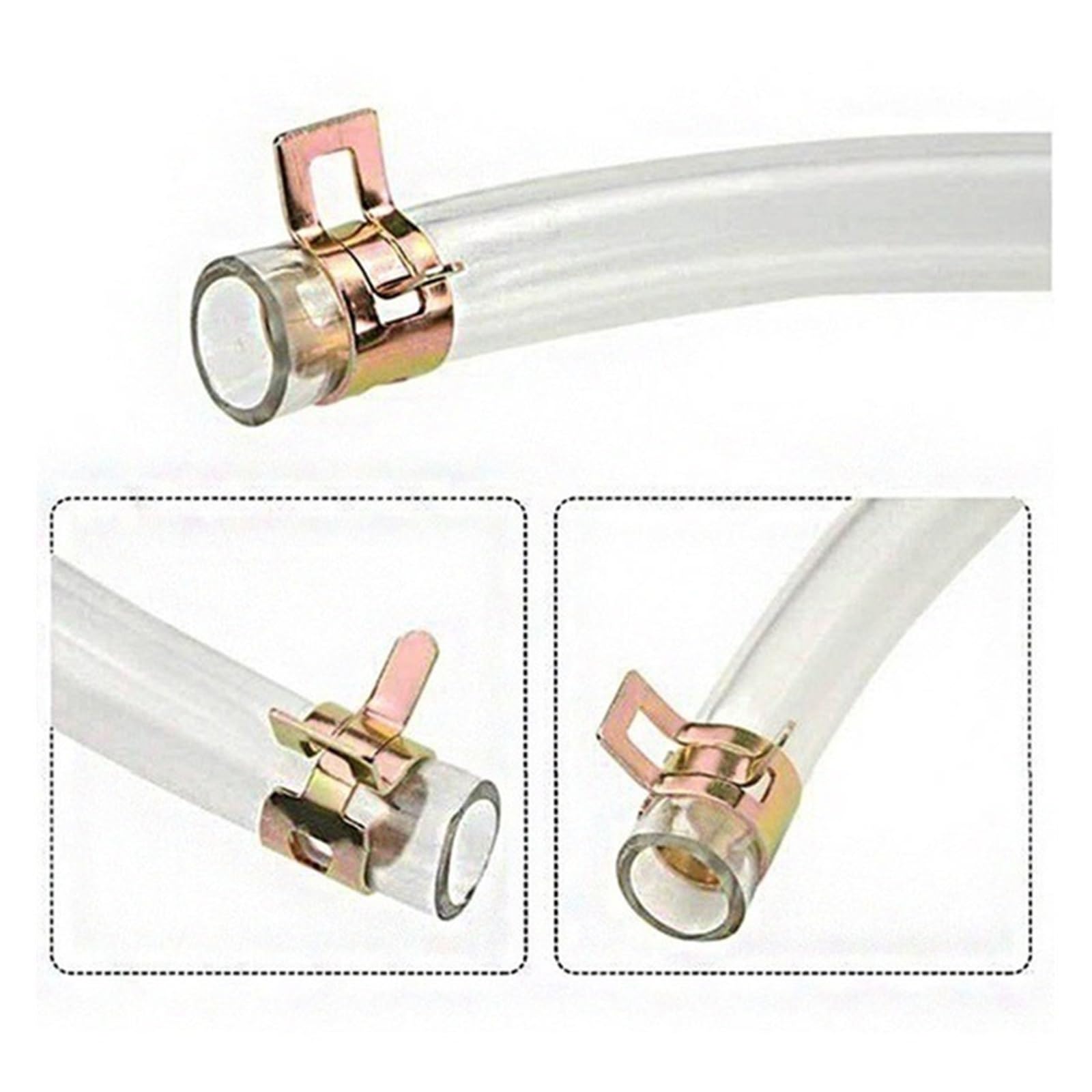 115pcs 6-22mm 15 Size For Car Truck Spring Clips Fuel Oil Water