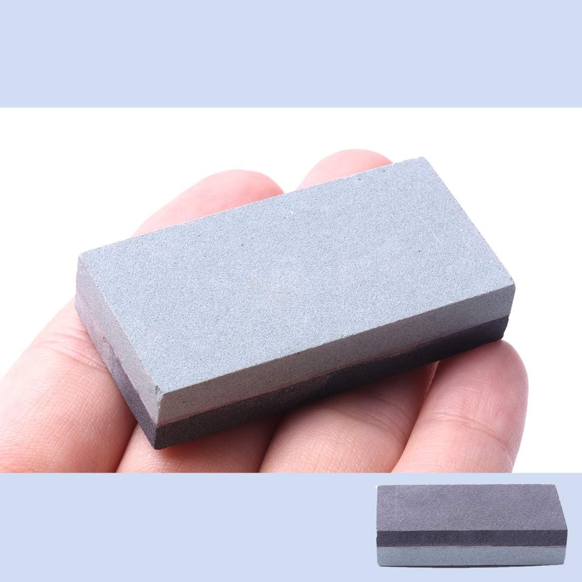 1PC Small Sharpening Stone Dual Sided 400#/800# Combination Pocket-sized Whetstone, Rough Grinding Silicon Carbide/Boron Carbide Stone(1.97x0.98x0.39inch) | 1PC, Dual Sided 400#/800# Combination, Pocket-sized Whetstone, Rough Grinding Silicon Carbide/Boron Carbide