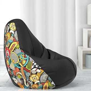 Biggie Bean Bag with Beans Filled XL- Official: Jack & Mayers Bean Bags - for Kids - Max User Height : 4 Ft. - Weight : 30 Price In India