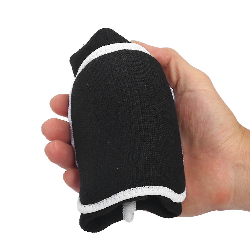 equlup Knee Wrap, Sponge Knee Stabilizer Unisex Elastic Knee Guard Breathable Knee Brace Soft Knee Wrap Protector Support for Volleyball Basketball Dance