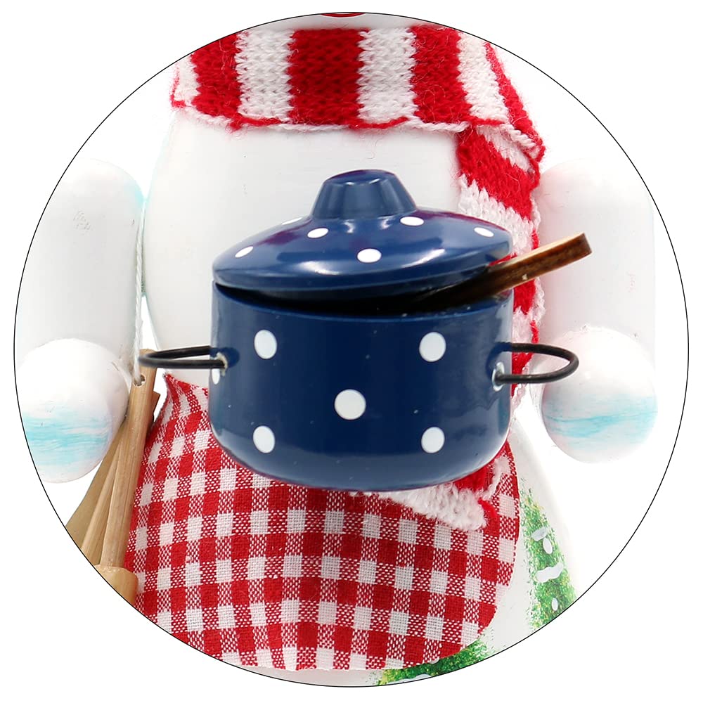 521786-20Räuchermann Räucherschneefrau Lisa mit Hut und Schal, ca. 20 cm