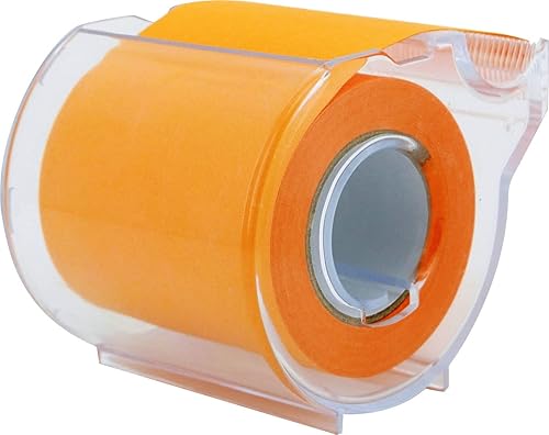 Miniatura 2 de 4A Rollo de notas adhesivas, adhesivo completo, ancho x largo 2 x 315 pulgadas, naranja neón, notas autoadhesivas, 1 rollopaquete, 4A PSS 9-1 NO