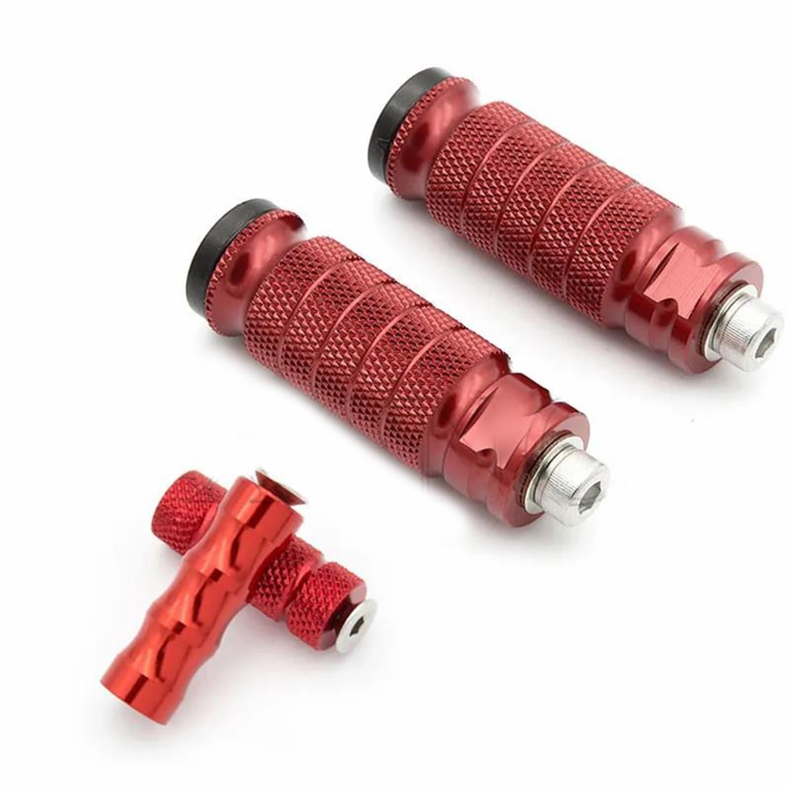 Pédales Moto Passager pour Yamaha MT09 R6 R3 FZ07 XJ6 Alu CNC