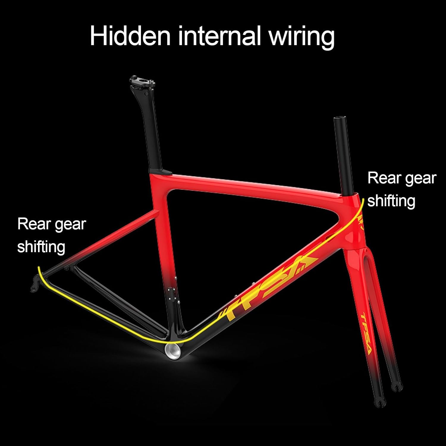 700C カーボンロードバイクフレームセット 44/49/52/54/56/58cm