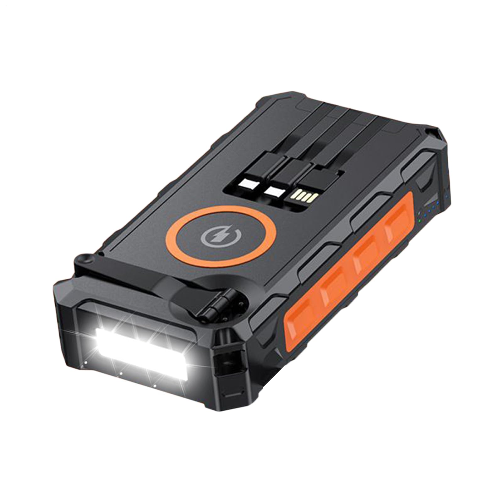 Caricatore Solare Power Bank Portatile Impermeabile Pieghevole Power Bank | Power Bank Caricatore Per Telefono Con Torcia Per Casa Viaggio Campeggio Pesca Uomo Donna Ragazzi R