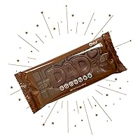 Vista 7 de Vegano, regalo apto para alérgicos Best Dad Ever - Barras de chocolate para ocasiones sin leche (paquete de 2) Sin lácteos, sin maní, sin