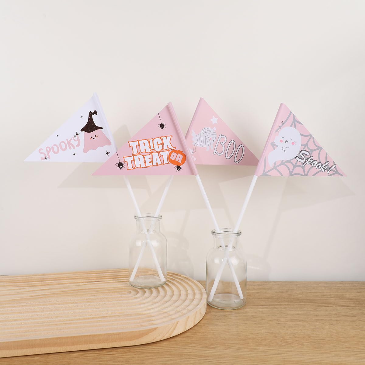 Easy Halloween Popsicle Stick Ghost Craft - Made With HAPPY