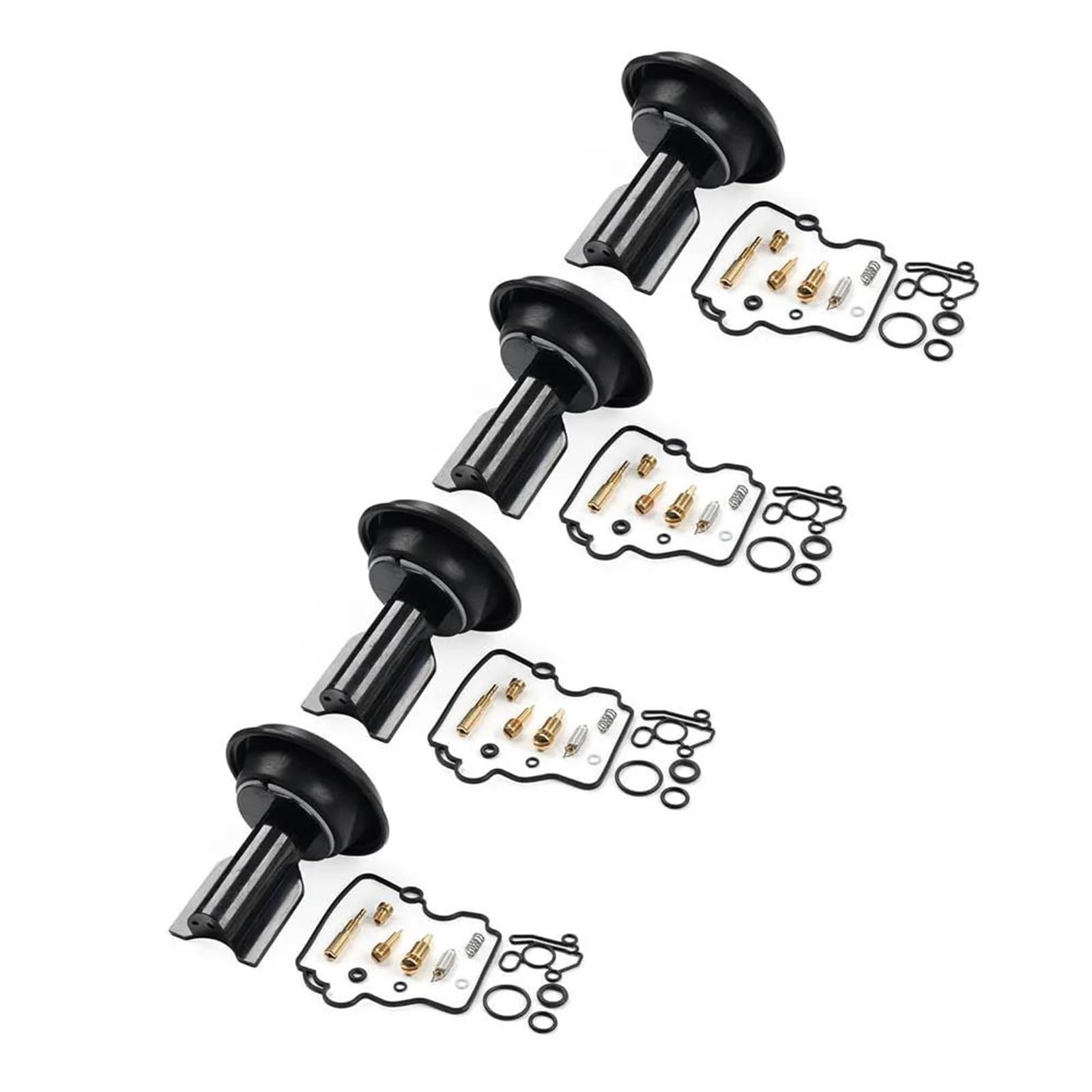 BAYDE Kit de Juntas de carburador Juego De 4 Kits De Reparación De Carburador Motocicleta para Suzuki para RF900R 1994-1997