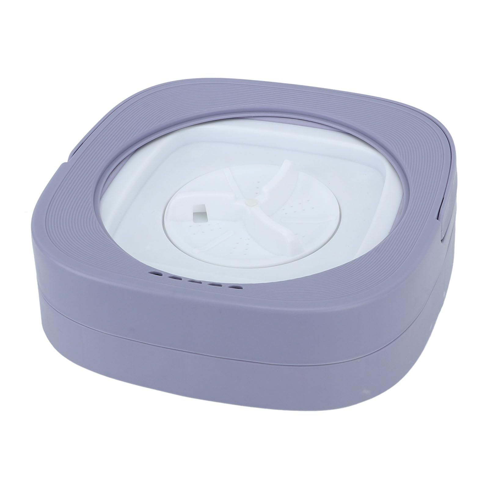 Mała Składana Pralka, ABS EU Plug 100-240V 6,5L Składana Pralka do Akademika (Fioletowy)