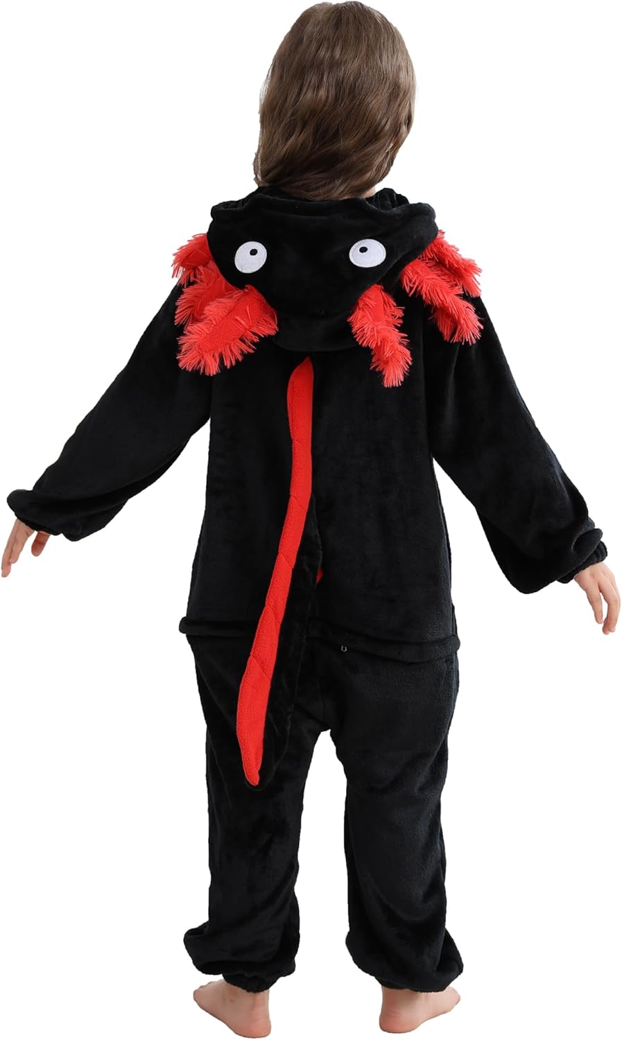 ATOZ Unisex Children Animal Axolotl Onesie, Halloween Costume Pajamas Christmas Cosplay Sleepwear For Boys Girl - Image 7