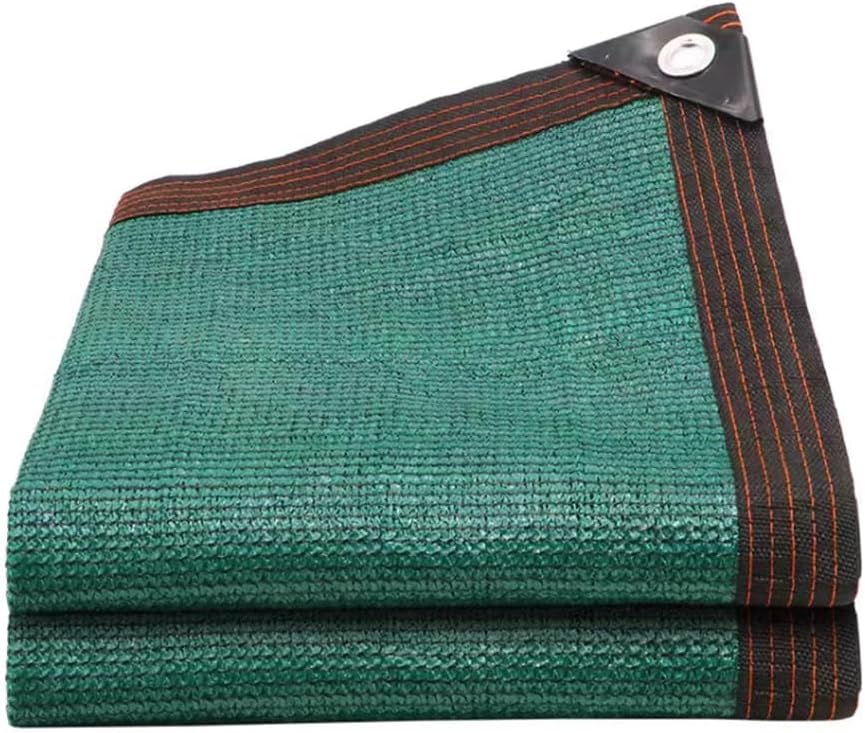 Dark Green Shade Cloth Sunblock Mesh Fabric Garden Sunshade Cloth, Durable Anti-Aging Shade Net with Grommets and Eyelets for Greenhouse Outdoor Patio(Size:4x6m)