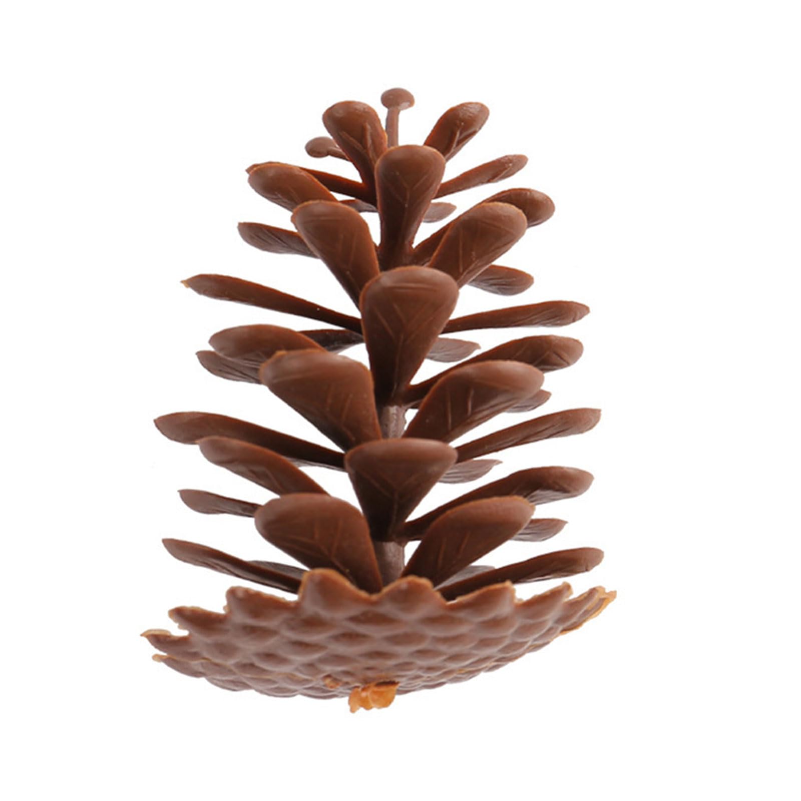 Elnwnnkc 100Pcs Pinecones Charm for Christmas Festivities Realistic Pine Cone Shaped Home Adornment Party Accessories Pine Decoration
