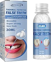 False Tooth Moldable False Teeth Fake Teeth Tooth Filling Tooth Filling Kit Permanent Tooth Filler Filling Kit for Teeth Tooth Repair Kit Permanent DIY Moldable Fake Teeth Repair Beads