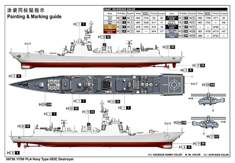 Amazon | トランペッター(TRUMPETER) 1/700 中国人民解放軍 海軍