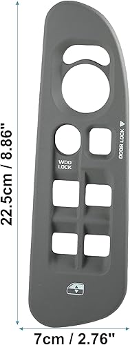 Miniatura 4 de X AUTOHAUX Cubiertas de interruptor de ventana de puerta principal para Dodge para Ram 1500 2500 3500 2002 2003 2004 2005 2006 2007 2008 2009 2010