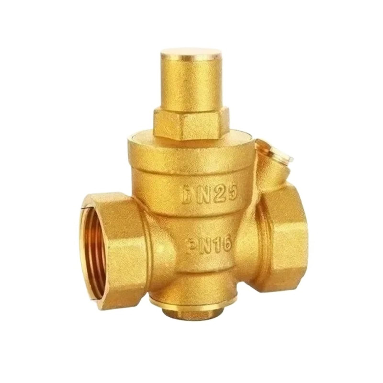 Amokd Dn15 1/2" 3/4" 1" 2" Brass Water Pressure Reducing Maintaining Valve /Dn20/Dn25/Dn32 Regulator Adjustable Relief Valve Gauge