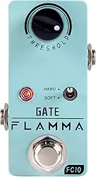 FLAMMA Pedal Noise Gate Fc10 Killer Supressor De Efeito Para Guitarra Com 2 Modos Elétrica E Baixo True Bypass