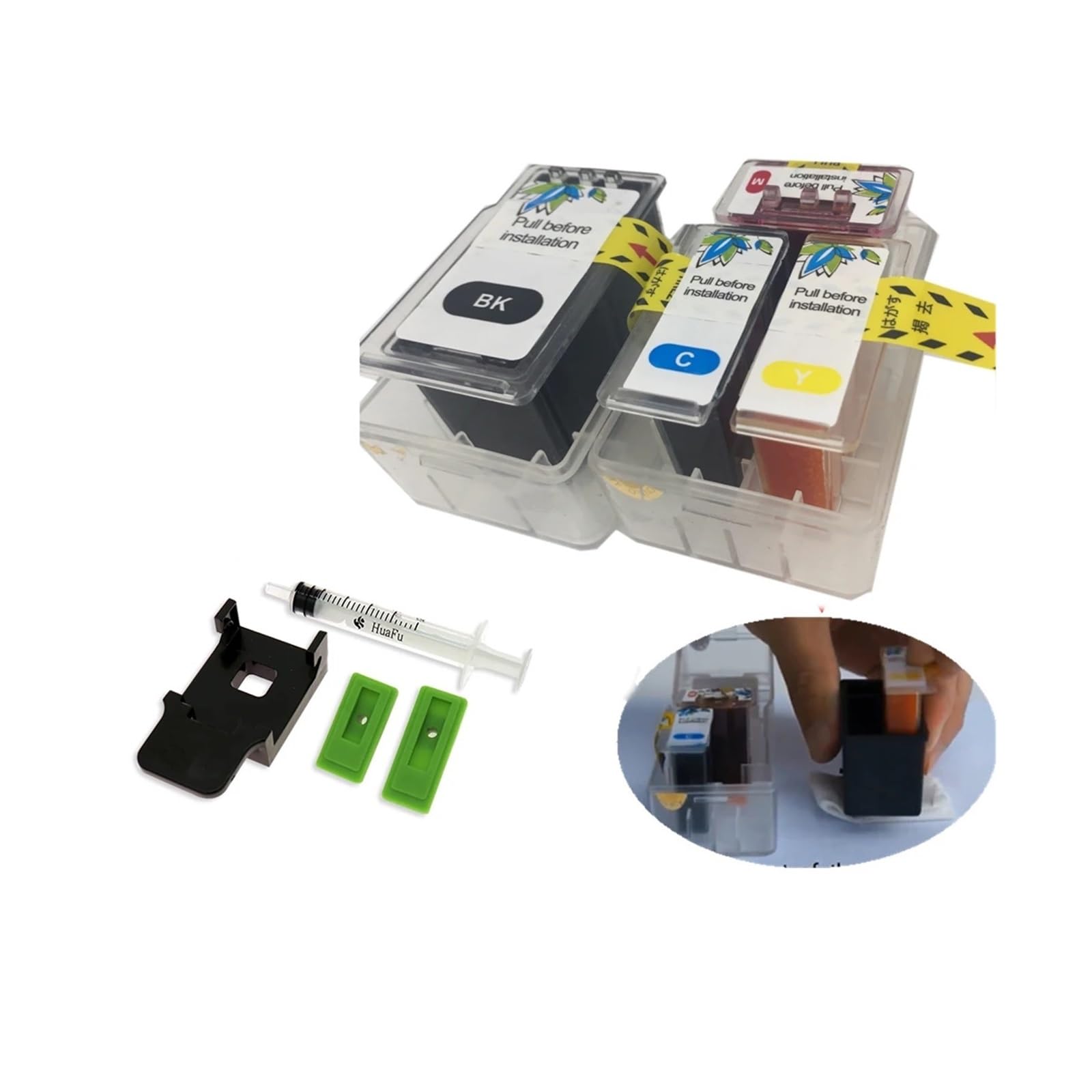 Kit de Recharge d'encre DIY, Compatible avec Canon, PG545 CL546
