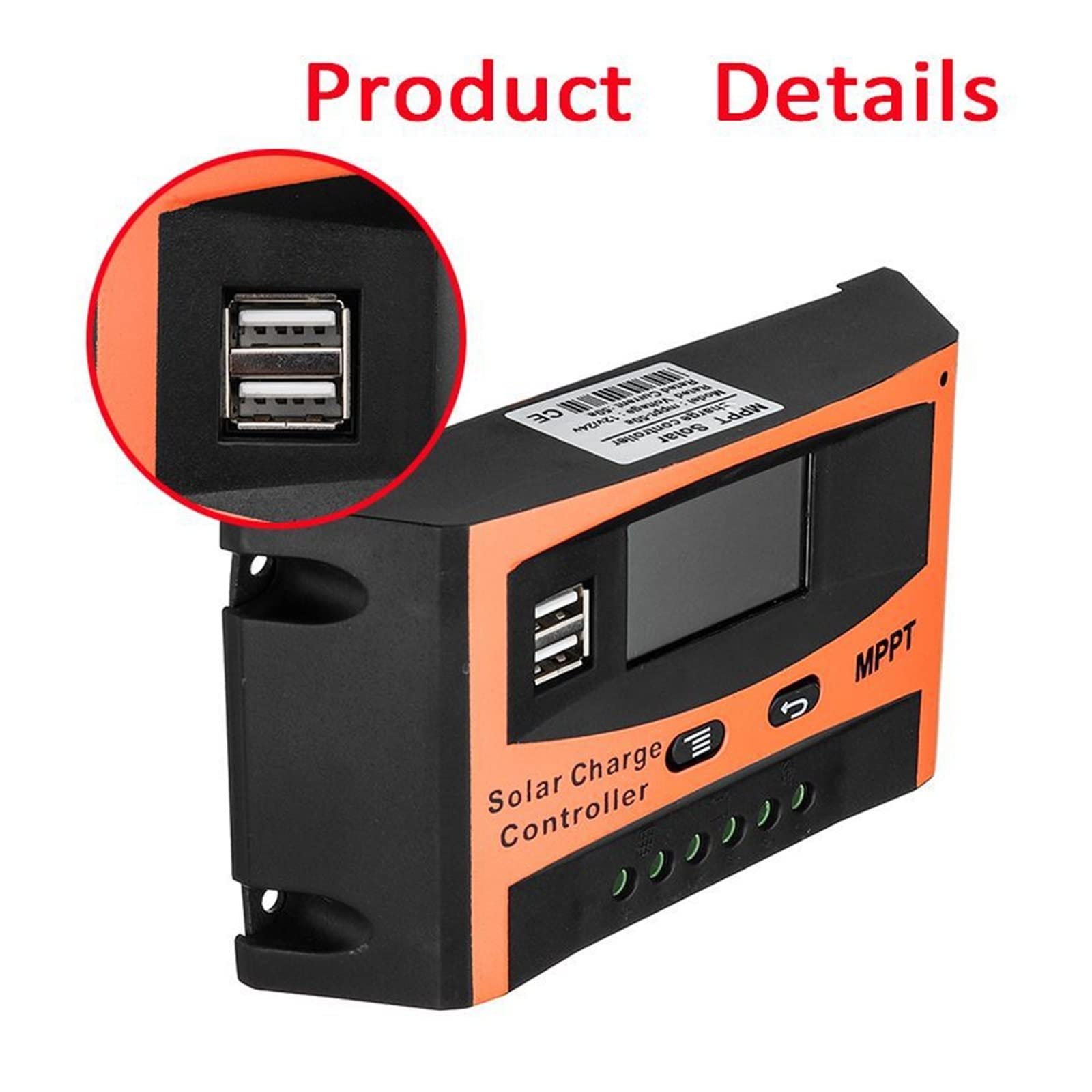Amazon.co.jp: ソーラーチャージャーコントローラー 12V/24V 自動 30A